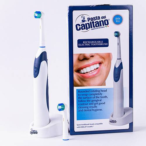 باستا ديل كابيتانو فرشاة اسنان كهربائية قابلة لاعادة الشحن