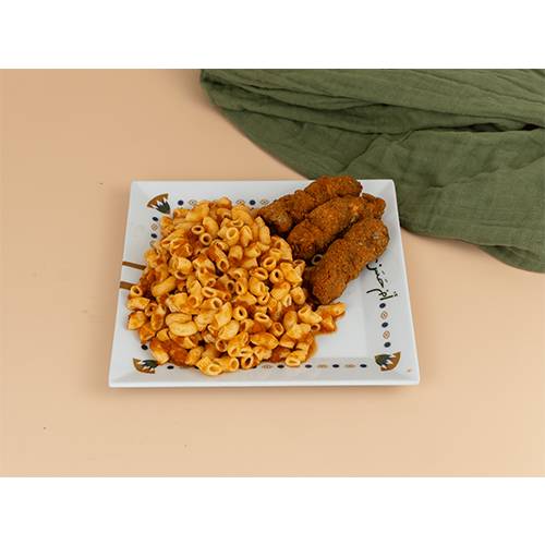 كفتة بانية مع معكرونة