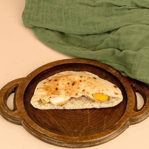 ساندويتش بيض مدحرج