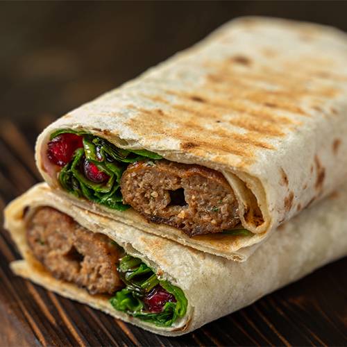 كباب جرجير رمان