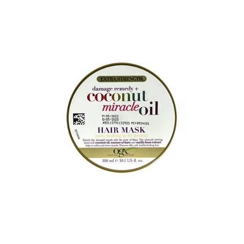 او جي اكس قوة اضافية علاج الضرر+ قناع الشعر بزيت جوز الهند المعجزة 300مل
