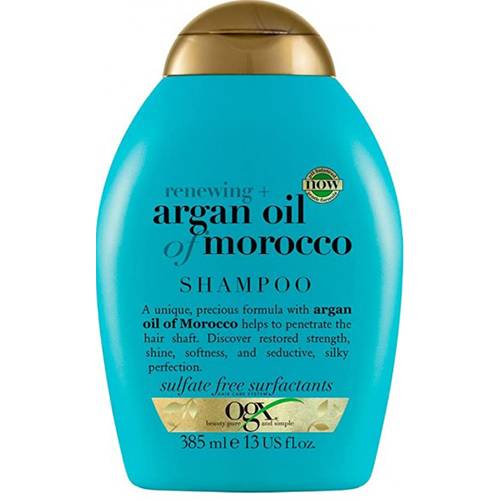 او جي اكس شامبو فائق القوة لترطيب وتجديد الشعر بزيت الارجان المغربي 385مل