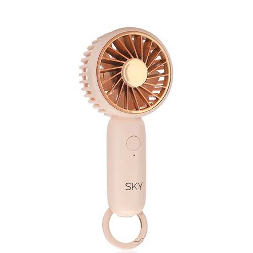 سكاي اتش2 برو مروحة صغيرة لاسلكية محمولة وردي