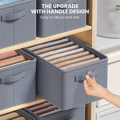 سكاي كي منظم ملابس قابل للطي و7شبكات رومادي