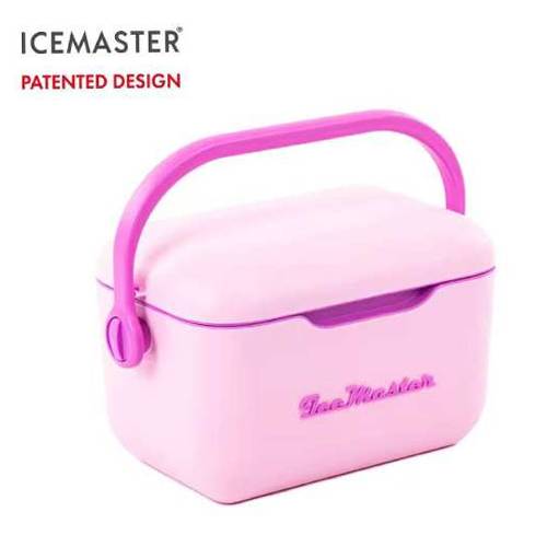 ايس ماستر صندوق تبريد محمول بمقبض وحزام 12لتر ارجواني