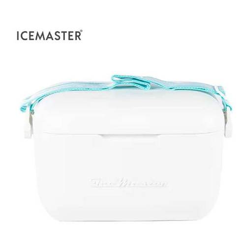 ايس ماستر صندوق تبريد محمول بمقبض وحزام 12لتر ابيض