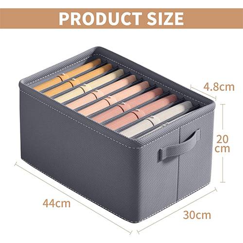 سكاي كي منظم ملابس قابل للطي و9شبكات رمادي