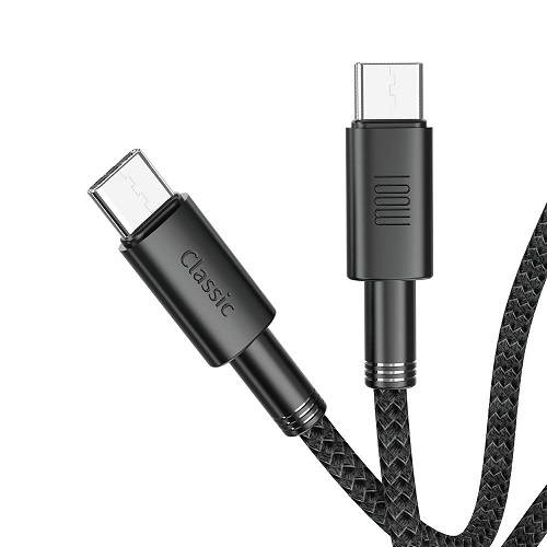 كلاسيك كايبل شحن من تايب سي الى تايب سي 100واط 2متر