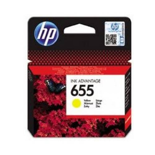 اتش بى 655 ادفانتج حبر طابعة اصلية اصفر موديل رقم .CZ112AE