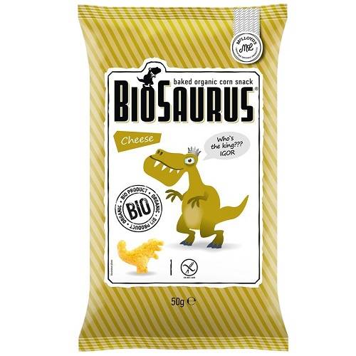 بايوسورس سناك الذرة العضوي بالجبنة 50جم