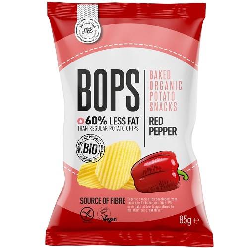 بوبس سناك البطاط العضوي مع الفلفل الاحمر 85جم