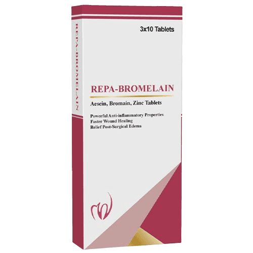 ريبا بروميلين مكمل غذائي يدعم الصحة العامة 30قرص