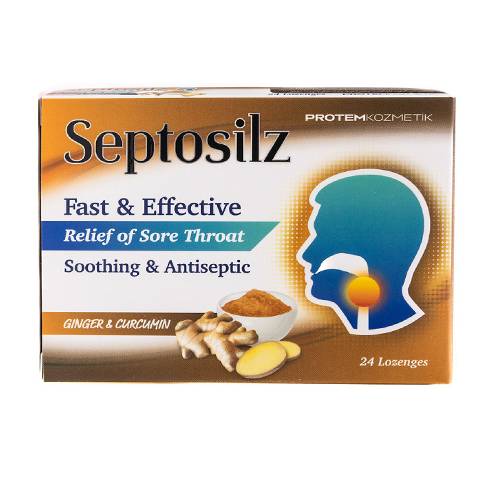 سيبتوسيلز الزنجبيل والقرفة 24 قرص