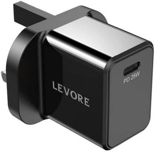 ليفور شاحن حائط 25واط Type C شحن سريع بتقنية PD ابيض