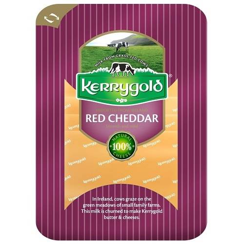 كيري جولد شرائح جبنة شيدر حمراء 150جم