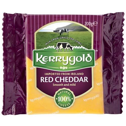 كيري جولد جبنة شيدر حمراء 200جم