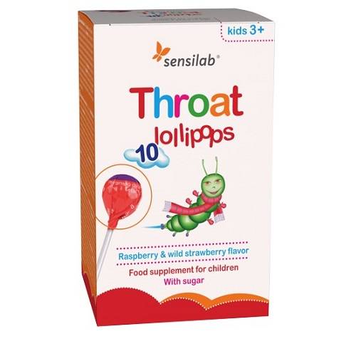 سينسيلاب مصاصات للحلق 10قطع