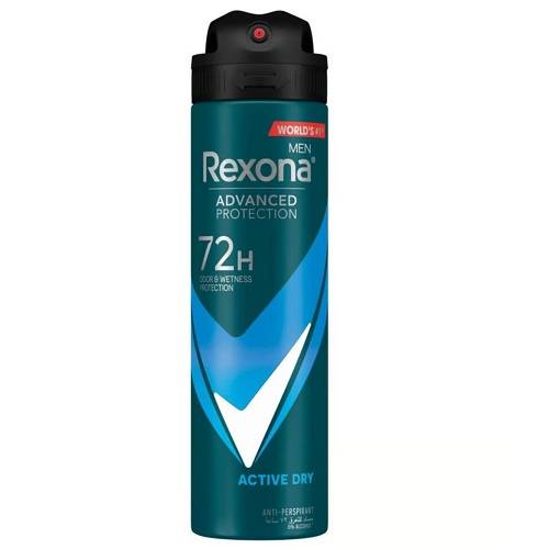 ريكسونا ادفانسد بخاخ مزيل العرق اكتيف دراي مضاد للتعرق يدوم 72ساعة للرجال 150مل 