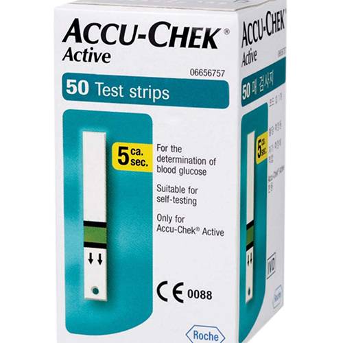 اكيو تشيك اكتيف علبة شرائط قياس السكر 50شريط