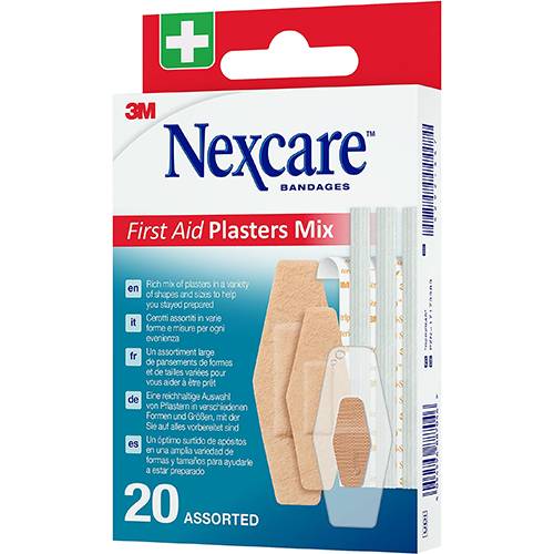 نكسكير ضمادات اسعافات اولية متنوعة 20لاصقة متنوعة