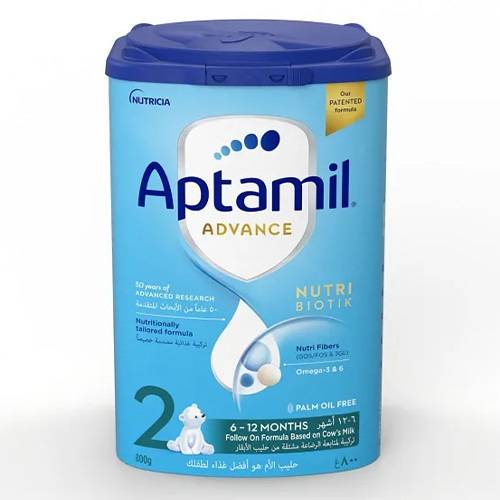 ابتاميل ادفانس 2 تركيبة حليب للنمو الصحي للرضع من6الي12اشهر 800جم