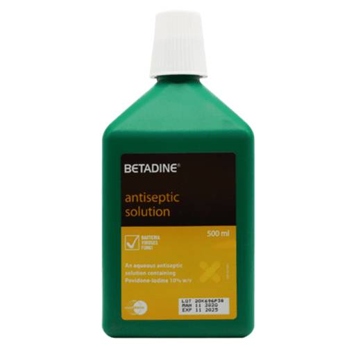 بيتادين محلول مطهر للاسعافات الاولية 500مل