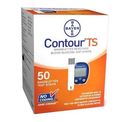 كونتورتى اس شرائط اختبار سكر الدم 50شريط