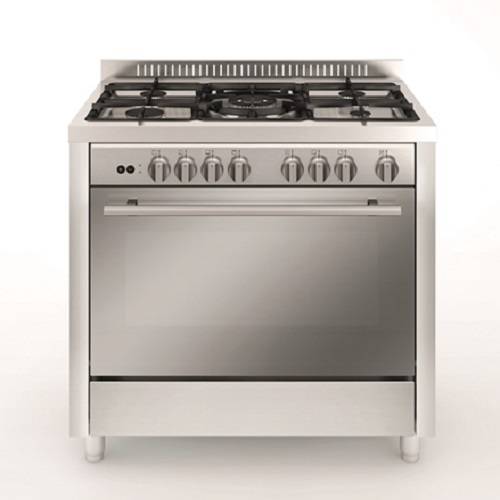 رويكسون بوتاجاز غاز قائم بذاته 5شعلة 100x60سم دعامات من الحديد الزهر موديل رقم.MQI634GI