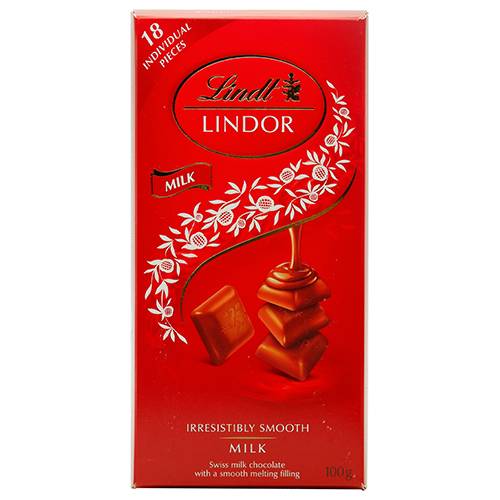 ليندت ليندور شوكولاتة بالحليب 100جم