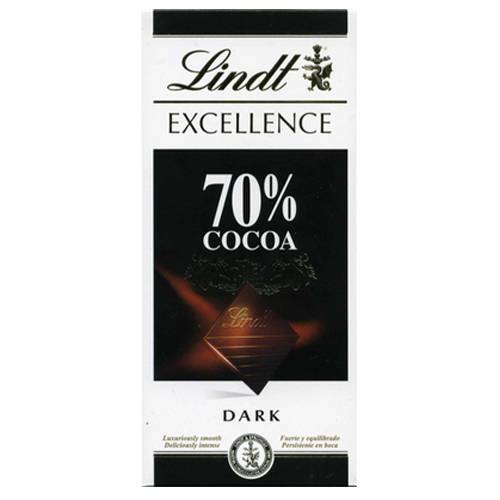 لينت شوكولاته داكنة 70% كاكاو 100جم