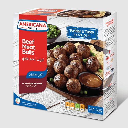 امريكانا كرات لحم بقري 400جم