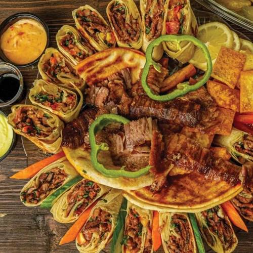 سنادويتشات لحم خبز صاج 4قطع