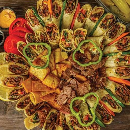 سنادويتشات لحم خبز صاج 8قطع