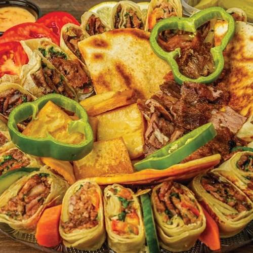 سنادويتشات لحم خبز صاج 6قطع