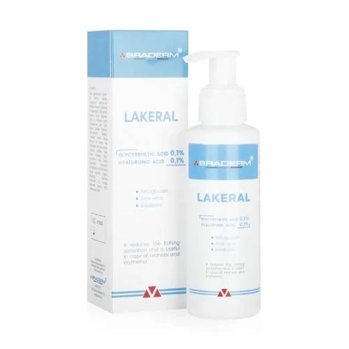 براديرم مستحلب لاكيرال كريم لتهدئة البشرة الحساسة 100مل