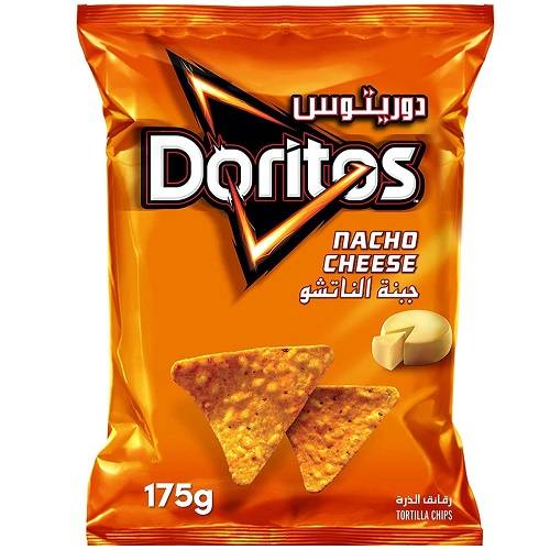 دوريتوس رقائق التورتيلا بطعم جبنة الناتشو 175جم