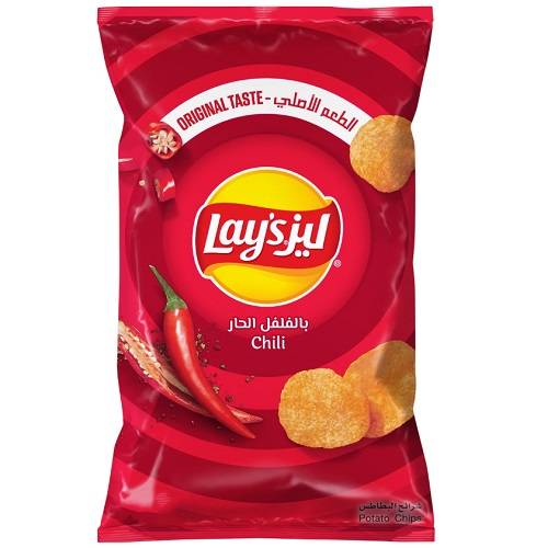 ليز شيبس بالفلفل الحار حجم عائلي 170جم