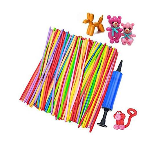 بالونات مع منفاخ هواء