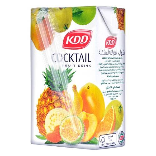 كى دي دي جونيور شراب كوكتيل فواكة 125مل