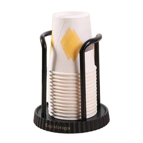 حامل اكواب ورقية اسود