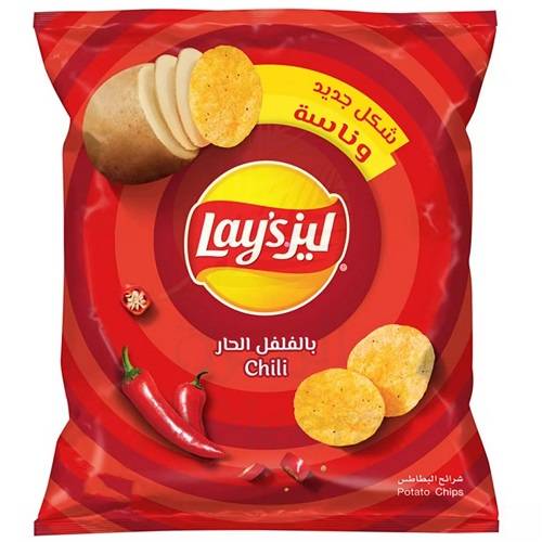 ليز شيبس بالفلفل الحار 25جم