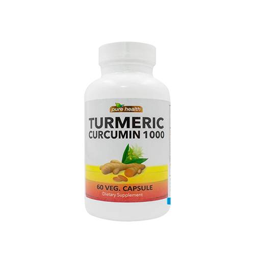 بيور هيلث تورميريك كوركومين 100مجم 60كبسولة