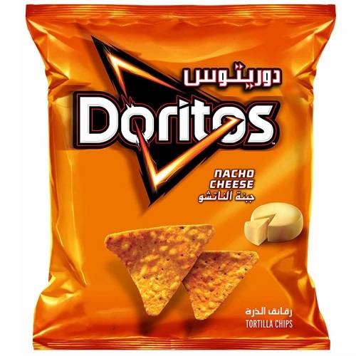 دوريتوس رقائق التورتيلا بجبنة الناتشو 21جم