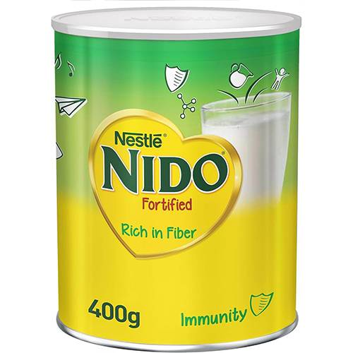 نستله نيدو مسحوق حليب مدعم غني بالالياف 400جم