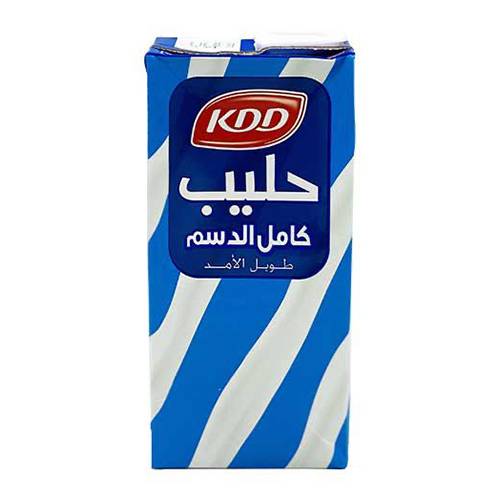 كي دي دي حليب طويل الاجل كامل الدسم 1لتر