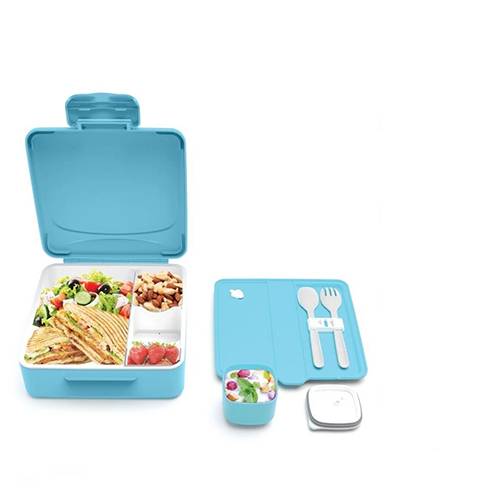 علبة غداء صحية مقسمة بلاستيك