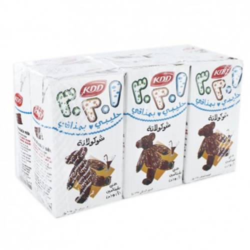 كي دي دي حليب بنكهة الشوكولاتة 6×125مل