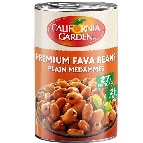 حدائق كاليفورنيا فول مدمس مقشور مع الفلفل الحار 450جم