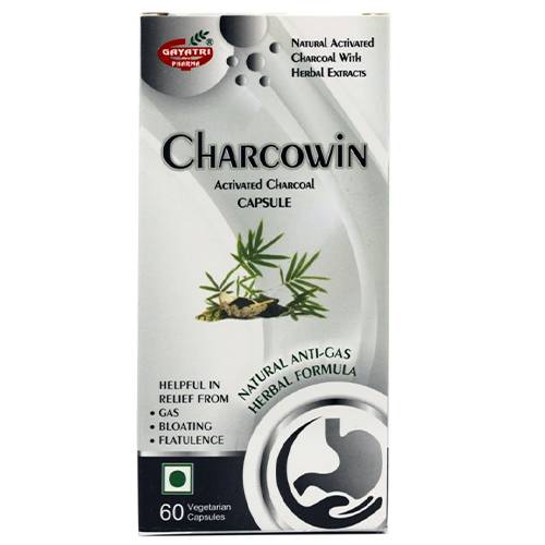 تشاركوين كبسولات الفحم النشط لتخفيف الغازات والانتفاخ 60كبسولة