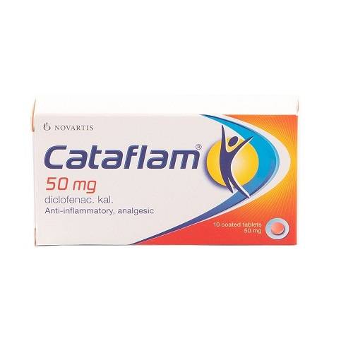 كاتافلام 50مجم مسكن للالم 10اقراص